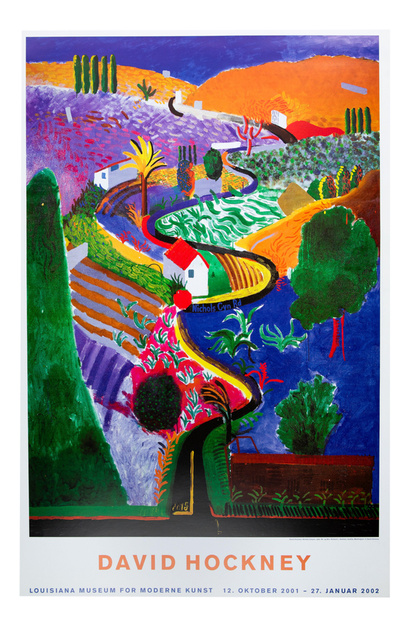David Hockney Nichols Canyon Poster | Chairish