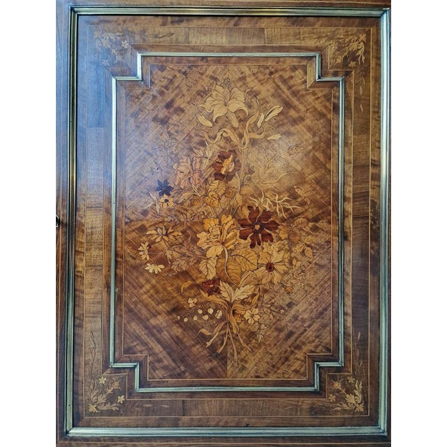 Antique Cabinet with Marble For Sale - Image 5 of 9