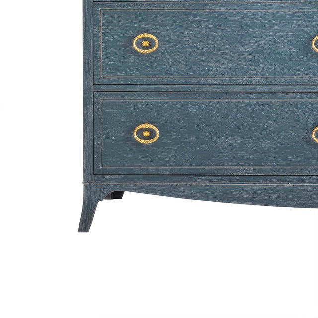 Classic Blue Painted Dresser For Sale - Image 4 of 4