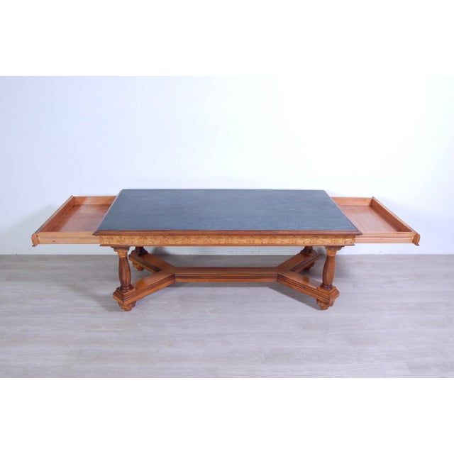 Traditional Marble-Topped Table, Brianza, Italy, 1940s For Sale - Image 3 of 18