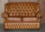 We are delighted to offer this very nice tan brown leather Chesterfield sofa This is a very comfortable and good looking...