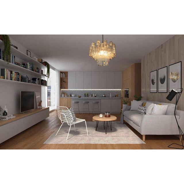 Chandelier Tronchi by Toni Zuccheri for Venini, Murano, 1990s For Sale - Image 8 of 18