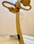 Brass Gorgeous Vintage Modernist Brass Pelican Table Lamp With Chrome Base, 1970s, Heavy For Sale - Image 8 of 9