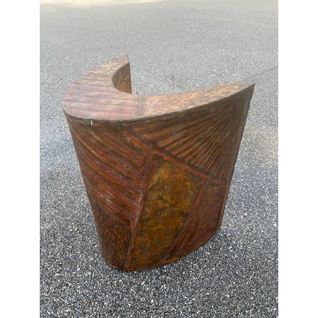 Mid 20th Century Paul Evans Studio for Directional Copper Table Base For Sale - Image 5 of 7