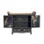 Vintage Chinoiseries Black & Stone Inlay Graphic Credenza Storage Cabinet For Sale - Image 12 of 12