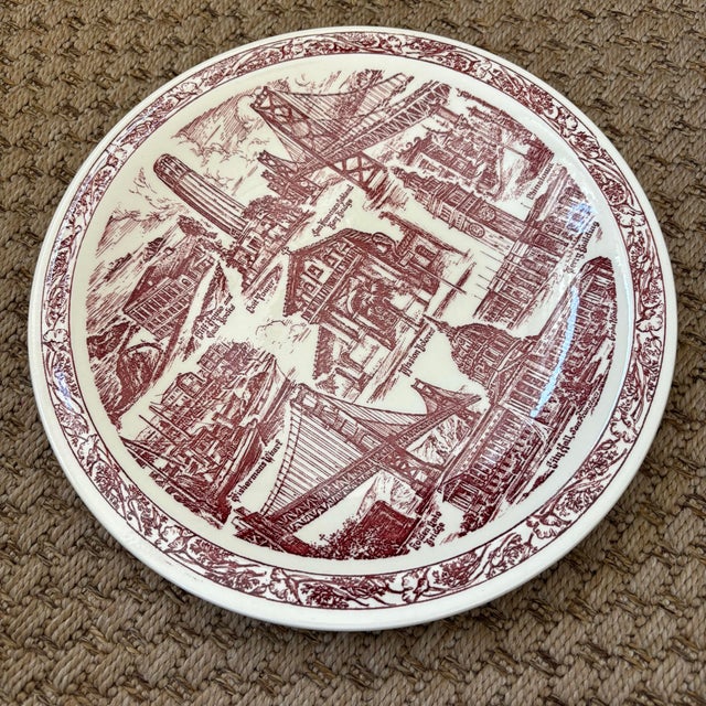 American Late 20th Century San Francisco Vernon Kiln Plate For Sale - Image 3 of 6