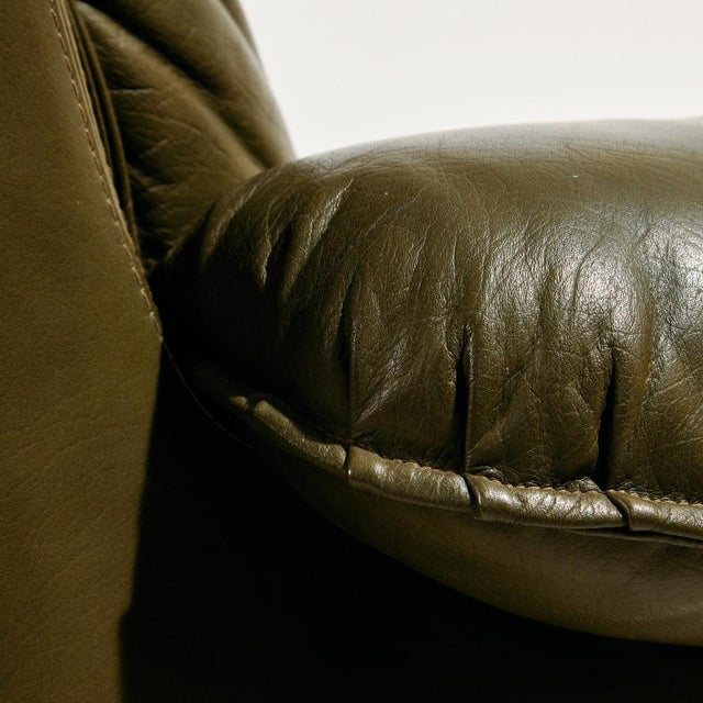 Vintage Leather Sofa Set, 1970s, Set of 3 For Sale - Image 10 of 18