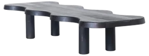 Black Crocodile Low Table by Atelier Thomas Serruys