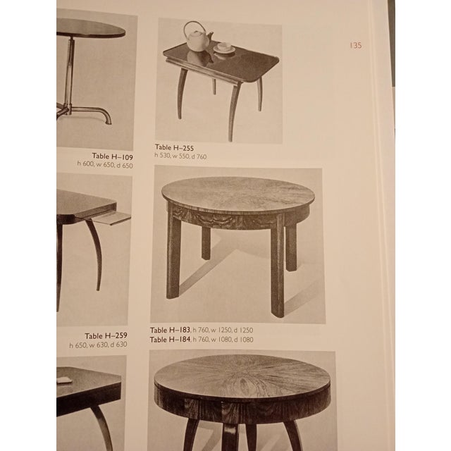 Round Extendable H-183 Dining Table in Walnut by Jindrich Halabala for Up Závody, 1930s For Sale - Image 12 of 18