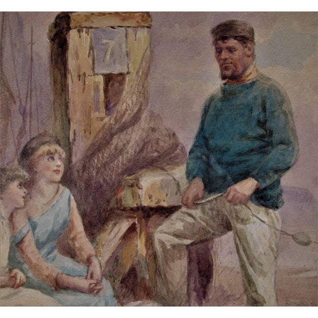 Edward Duncan, Fishing Net, Circa 1875 For Sale In San Francisco - Image 6 of 9