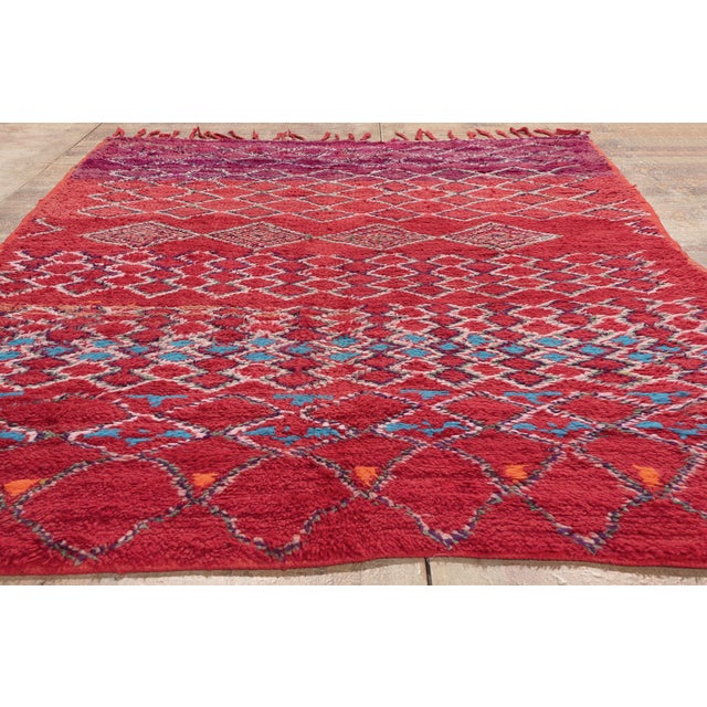 Vintage Beni M'Guild Moroccan Rug, 06'02 X 08'11 For Sale - Image 9 of 10