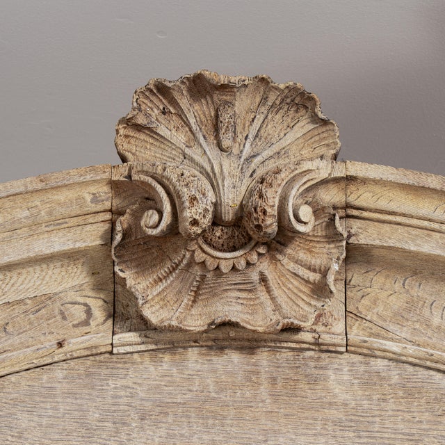 White Louis XV Oak Wardrobe, Rococo Style, France, Early 19th Century For Sale - Image 8 of 15