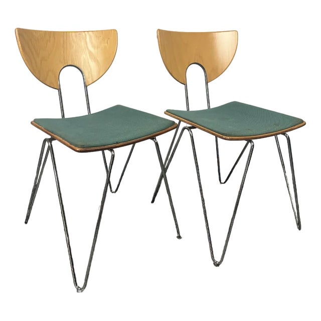 Mikado Dining Chairs by Walter Leeman for Kusch + Co, Set of 2 For Sale