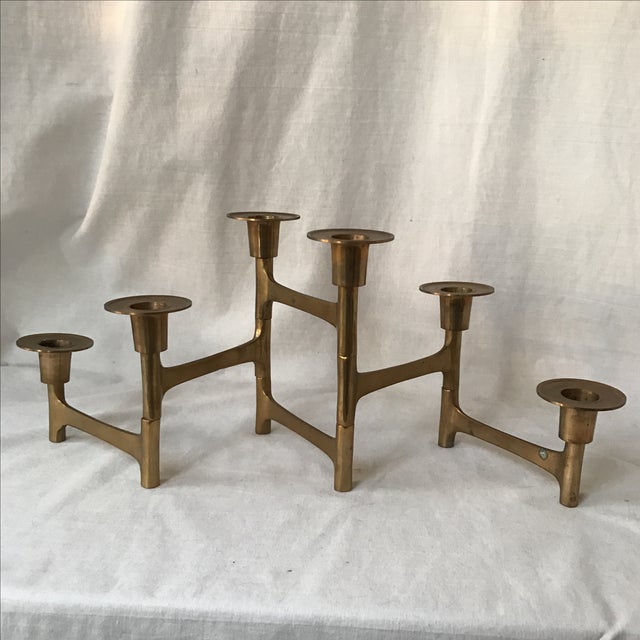 MidCentury Candlestick Holder Chairish