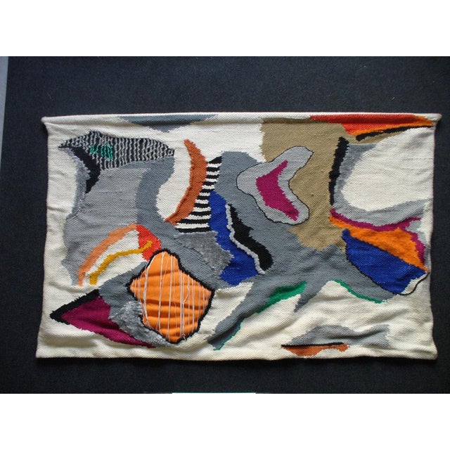 Artists Tapestry, Germany, 1960s For Sale - Image 3 of 6