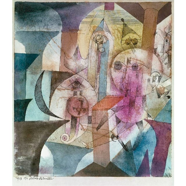Astral Automations Paul Klee, 1879 – 1940. Astrale Automaten (Astral automatons), 1918,171. Pen and watercolour on paper...