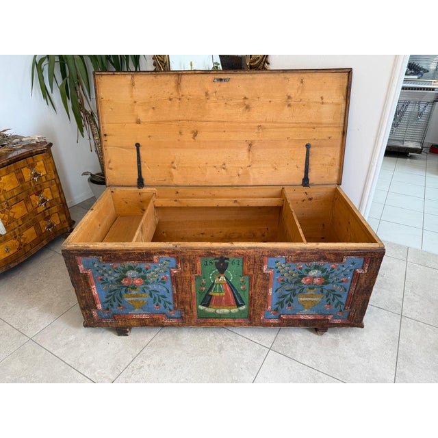 Country Rustic Chest from Maria Zeller For Sale - Image 4 of 14