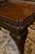 Vintage Chippendale Style Mahogany Console / Hall / Sofa Table W/ Divided Gallery Edge & Drawer For Sale - Image 4 of 18