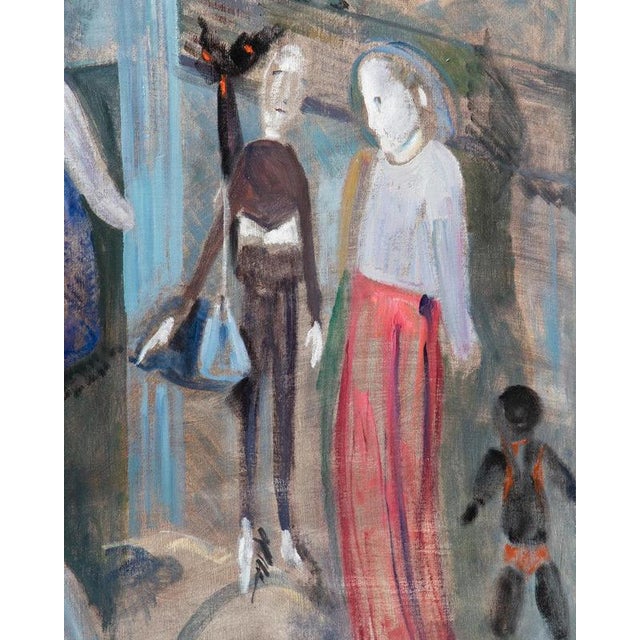 Margaretha Verheus, Waterloo Puppets, 1969, Oil Painting on Canvas, Framed For Sale - Image 4 of 13
