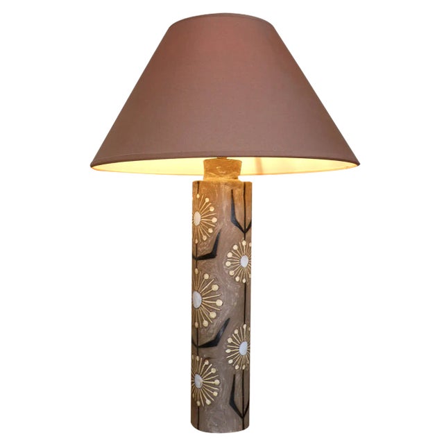 Ceramic Lamp by Odette Dijeux, 1970 For Sale