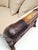 Postmodern Flared Arm Tuxedo Sofa in Textured Velvet For Sale - Image 10 of 17