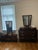 Art Deco Floor Vanity with Drawers and Tall Mirror, 1930s For Sale - Image 15 of 16