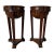 Theodore Alexander Neoclassical Style Carved Mahogany Plant Stands – A Pair For Sale