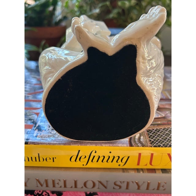 1977 Fitz and Floyd “Monkey Business” Blanc De Chine Bookend or Figurine For Sale - Image 10 of 11
