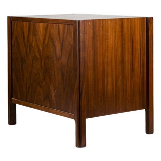 Vintage Wooden Bedside Table with Drawer and Open Compartment from Stilwood For Sale