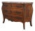 Vintage French Louis XV Style Bombe Marble Top Commode Chest For Sale