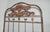 Metal Vintage French Country Brown Crackle Twin Bed Frame ~ Headboard Footboard &Rails For Sale - Image 7 of 18