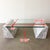 Vintage 1980s Postmodern Marble Stone and Glass Coffee Table For Sale - Image 11 of 11
