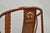 Antique Chinese Elm Hardwood Horseshoe Oriental Huanghuali Lounge Arm Chair For Sale - Image 15 of 16