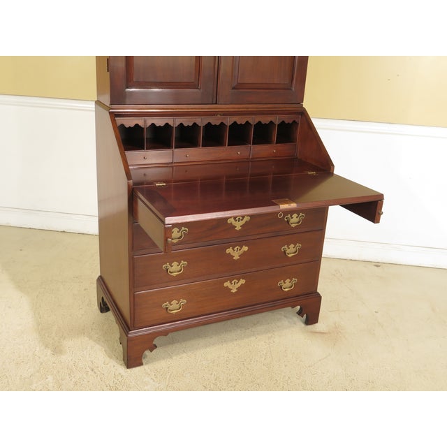 Kittinger Wa1064 Colonial Williamsburg Mahogany Secretary Desk Chairish