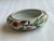 Vintage Chinoiserie Andrea Sadek Bowl with orange, green and blue flowers and vines. This would make a beautiful shallow...