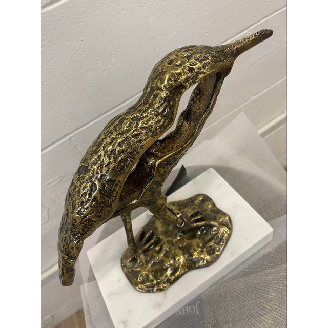 John-Richard Sanderling I Brass Sculpture, Animal For Sale - Image 4 of 5