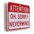 Attention: Nevermind IX - Original Contemporary Street Sign Sculpture by Scott Froschauer For Sale - Image 4 of 10