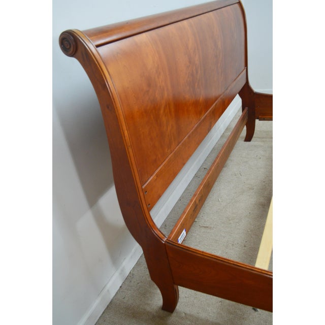 Ethan Allen Queen Sleigh Bed For Sale - Image 11 of 13