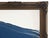 "Waves" Large Abstract Painting in Antique Frame, Large Seascape Ocean Painting Transitional Wall Art by JTS For Sale - Image 4 of 9