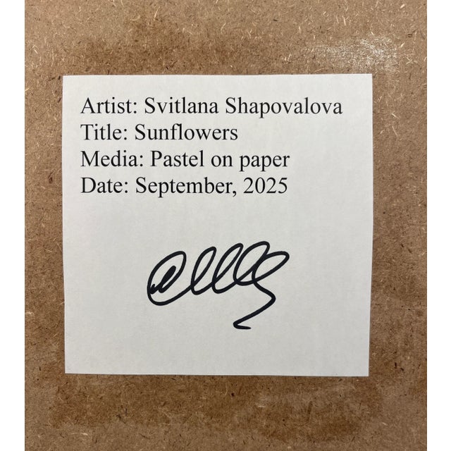 2025 Original Pastel Painting by Ukrainian Artist Svitlana Shapovalova For Sale In Los Angeles - Image 6 of 6