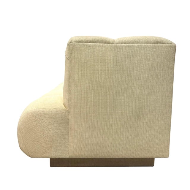 Vintage Creme Channel Sofa For Sale In Los Angeles - Image 6 of 6