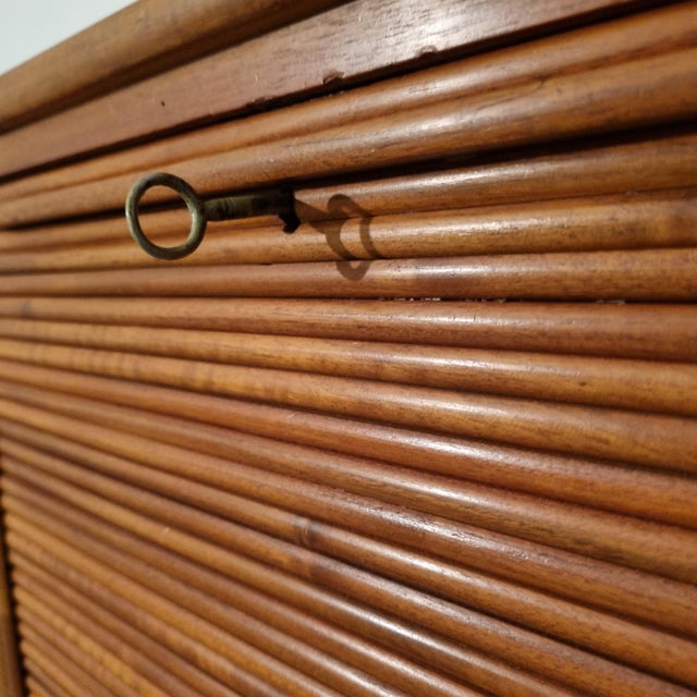 Mid-Century Modern Large Walnut Sideboard by William Watting for Modernord, Netherlands, 1950s For Sale - Image 3 of 11