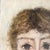 1960s 1960s French Artist Michel Thompson Weathered Portrait of a Young Woman French Oil Painting For Sale - Image 5 of 13