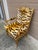French Provincial Antique French Regency Giltwood Fauteuil in Scalamandré “Le Tigre” Silk Velvet For Sale - Image 3 of 15
