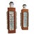 1960s Mid-Century Modern Scandinavian Teak and Glass Table Lamps - a Pair For Sale