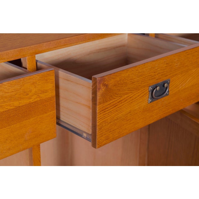 Wood Mission 3 Door & 3 Drawer Sideboard - 70" - Micheal Cherry For Sale - Image 7 of 18