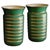 Art Deco Green and Gilt Vases from Villeroy & Boch, Luxembourg 1930s, Set of 2 For Sale - Image 10 of 10