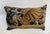 Elegant decorative pillow made from an 18th-century tapestry fragment featuring a finely rendered shell motif. The antique...