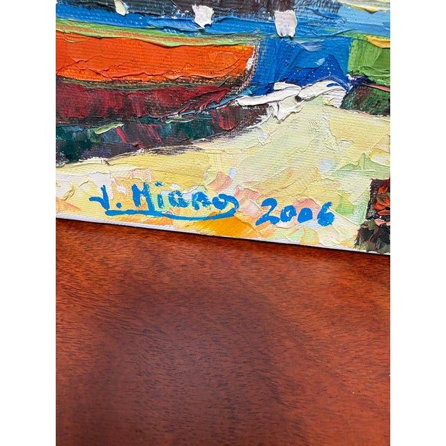 J. Miano "Taormina" Original Painting, Signed For Sale - Image 4 of 12