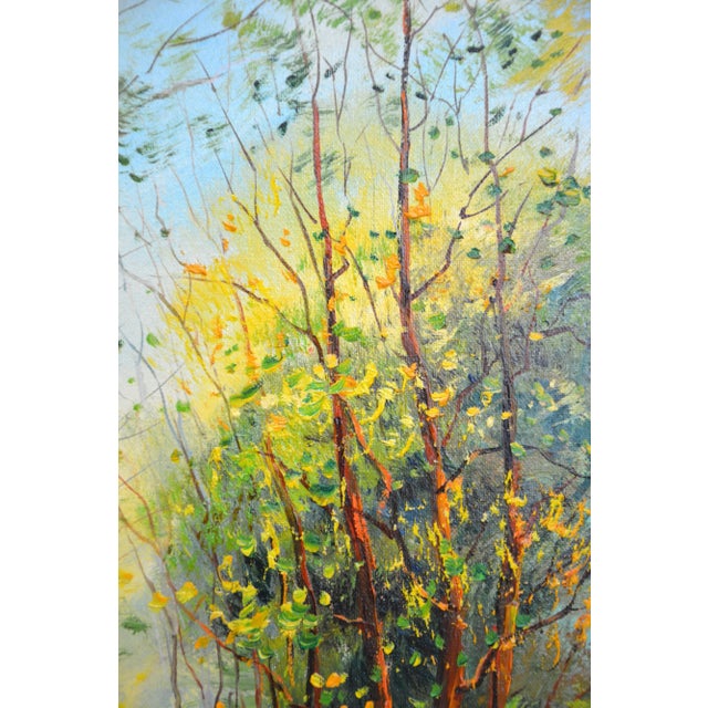 Forest Path.Modern Original Hand Painting. For Sale - Image 4 of 11